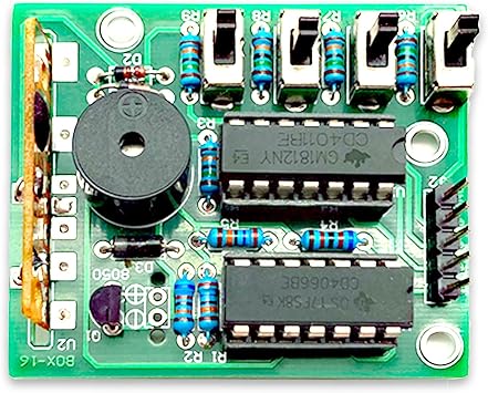 ISolderStore Electronic DIY Kits 16 Music Box Soldering Practice Kit DIY Soldering Project for Teens Kids Adults Thanksgiving Xmas Gift