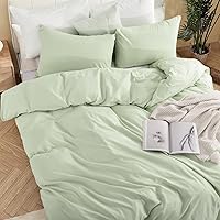 Vista 50 de NEXHOME PRO Funda de edredón Twin XL 100% algodón lavado, transpirable, duradera, texturizada, similar al lino, juego de ropa de cama para el hogar