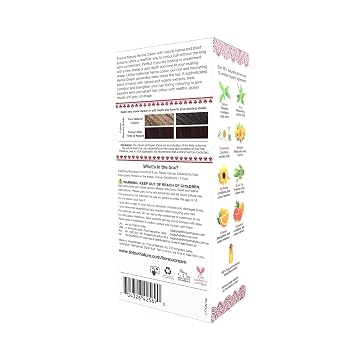 Tints of Nature Mahogany Red Semi-Permanent Henna Cream Hair Colour, Ammonia-Free and 95% Natural, 2.37 fl oz