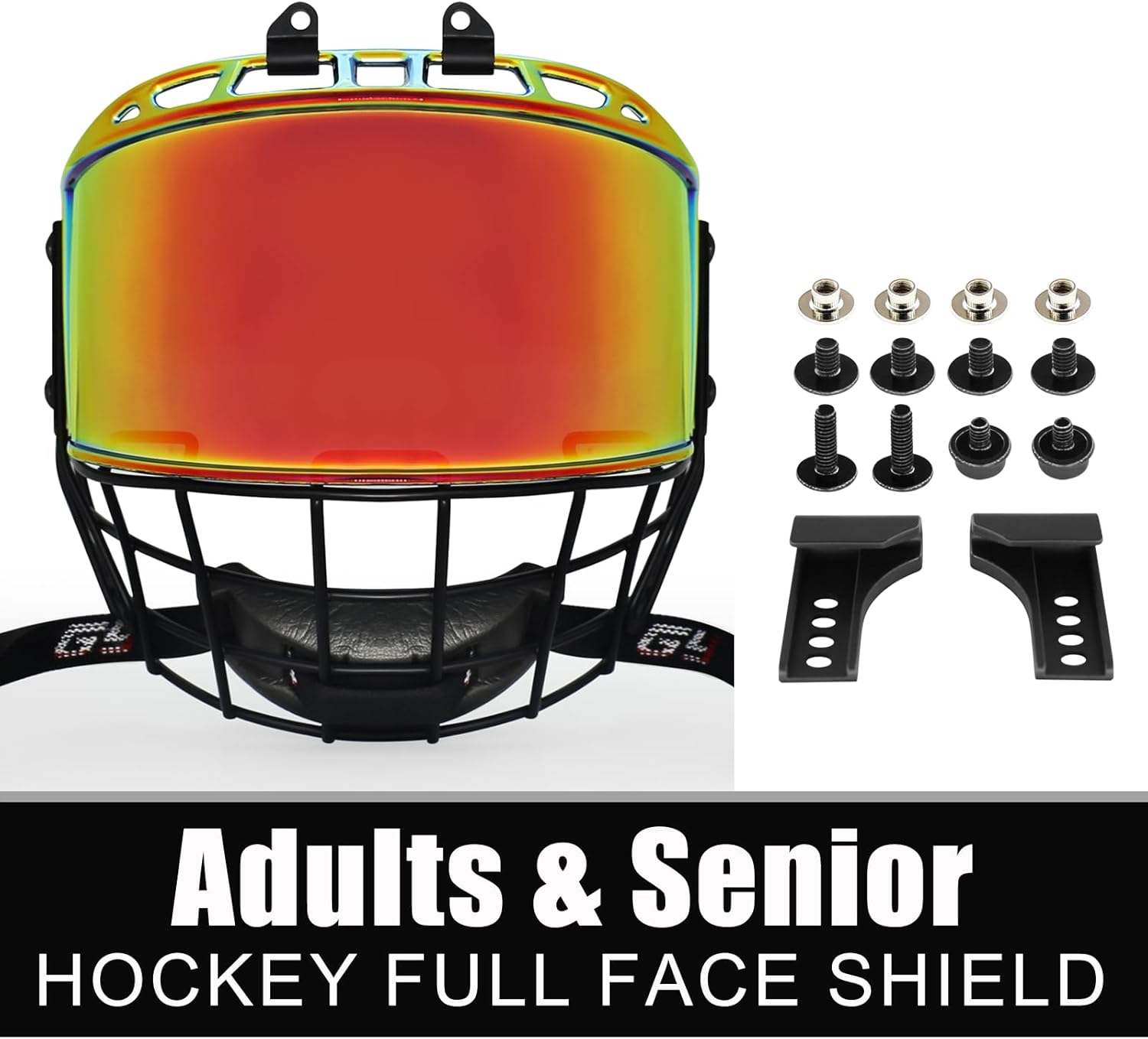 GY PC300 Hockey Helmet Cage & Face Shield Protector Combo