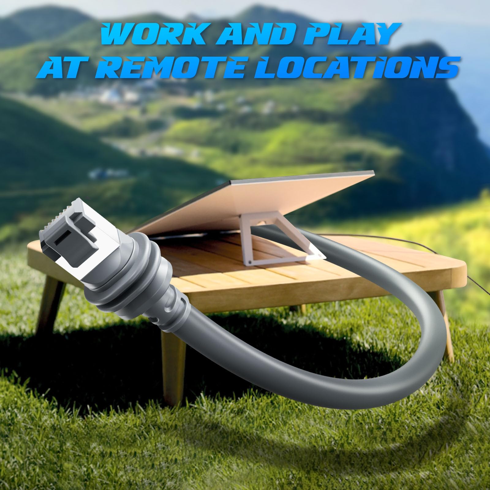 Starlink - Cavo di ricambio V3 ad alta velocità Cbale Gen 3 fino a 2000 Mbps, accessorio per Internet satellitare esterno resistente alle intemperie e cavo di prolunga per Starlink Gen3/parabola