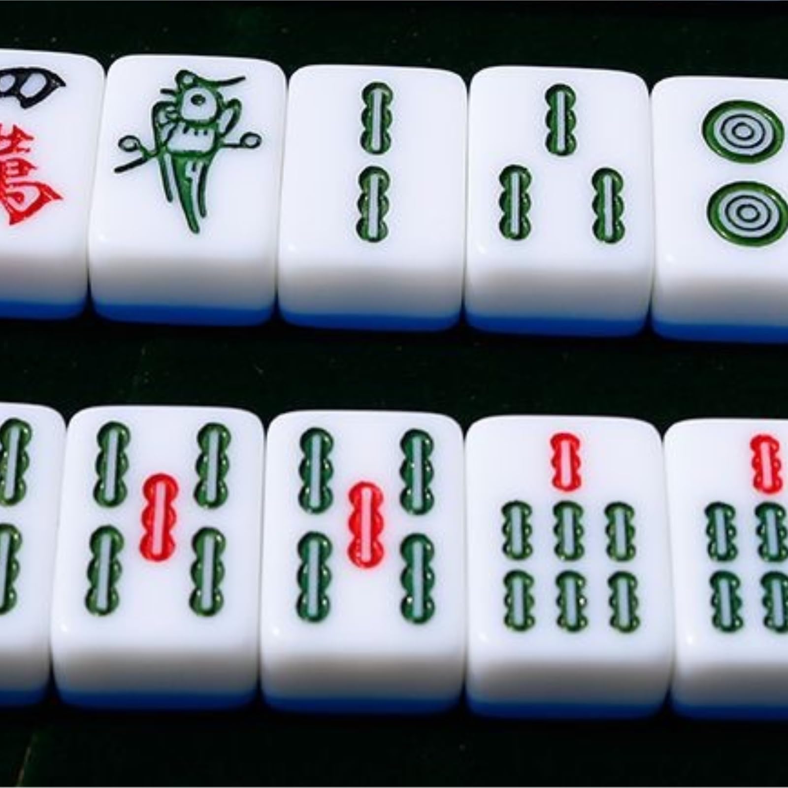 Chinesisches Mahjong Mah Jong Mahjong-Fliesen, Haushalt, Hand-Mahjong-Fliesen, Schlafsaal, Mahjong-Fliesen, Mahjong, 144 Blatt Für Familie Reise Spiel(Pink)
