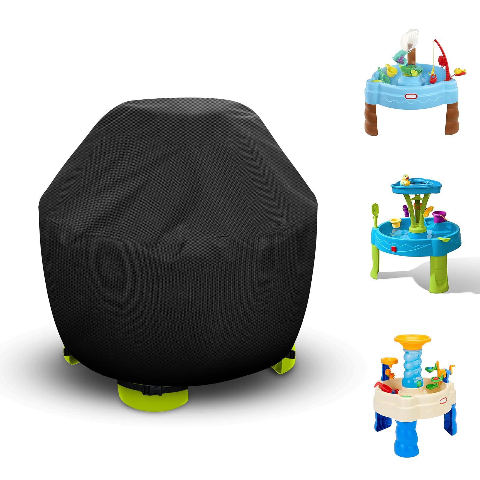 Kids Water Table Cover - Fit Rain Showers, Splash Tower & Sand Tables - Round Cover Only