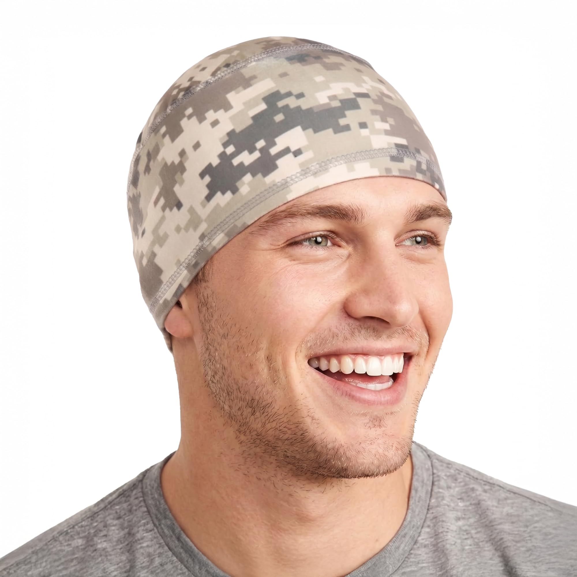 Doublure de casque rafraîchissante pour homme – Pour moto, vélo, football et doublure rigide – Absorbe la transpiration