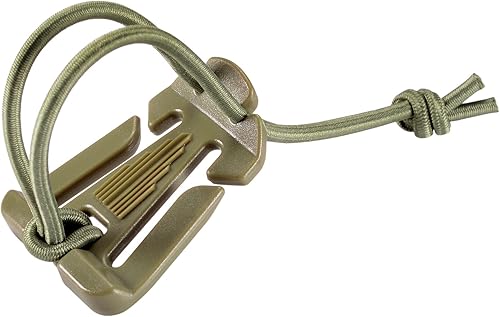 Miniatura 4 de BOOSTEADY Paquete de 10 unidades tácticas con clip de engranaje Molle Web Dominadores para tubo de hidratación al aire libre, mochila con bolsa con