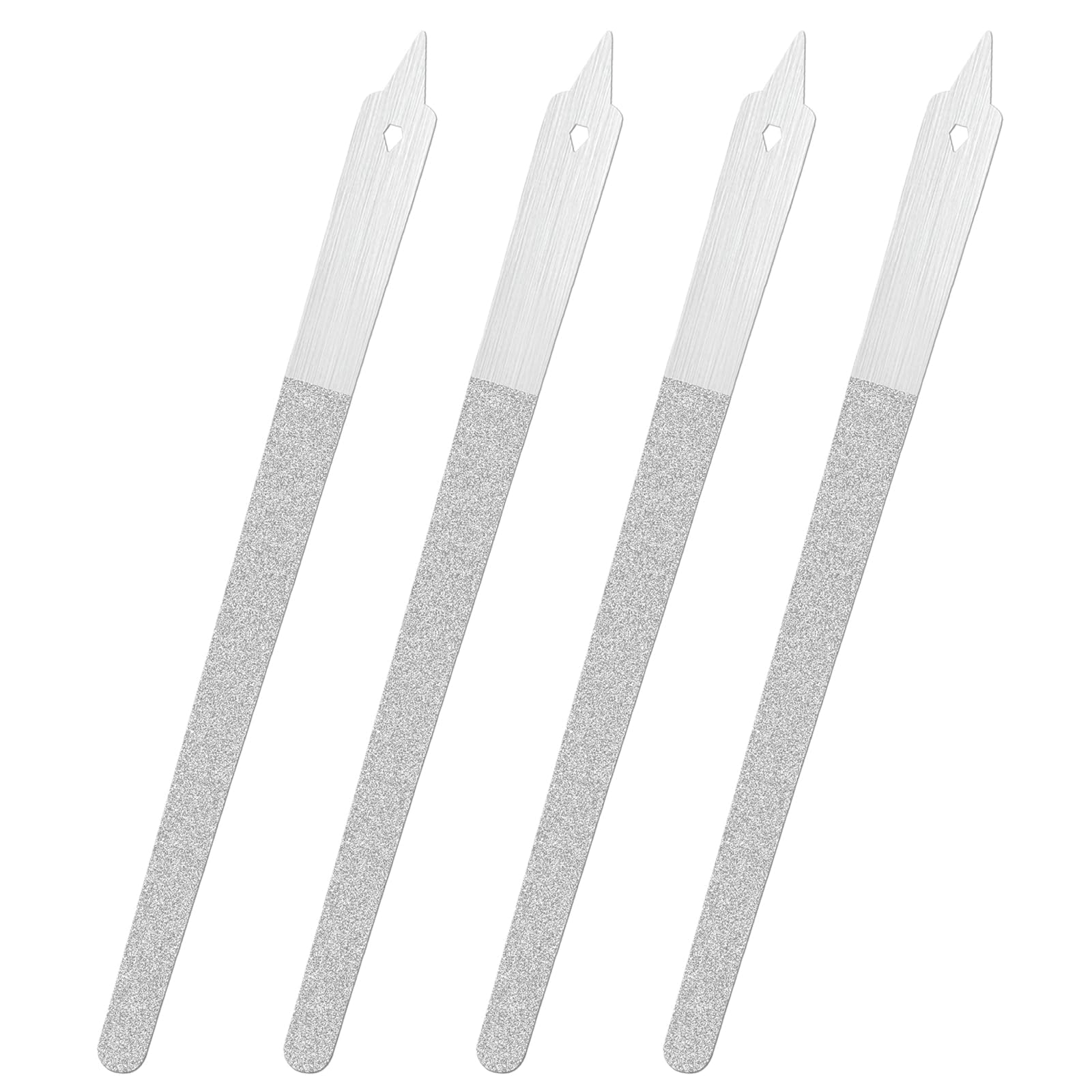 4-Piece Nail Filer for Women, Nail Buffer and Shiner, Pedicure Tools Set for Professional and Home Use, Dual-Sided with Ergonomic Design for Precise Shaping and Smoothing