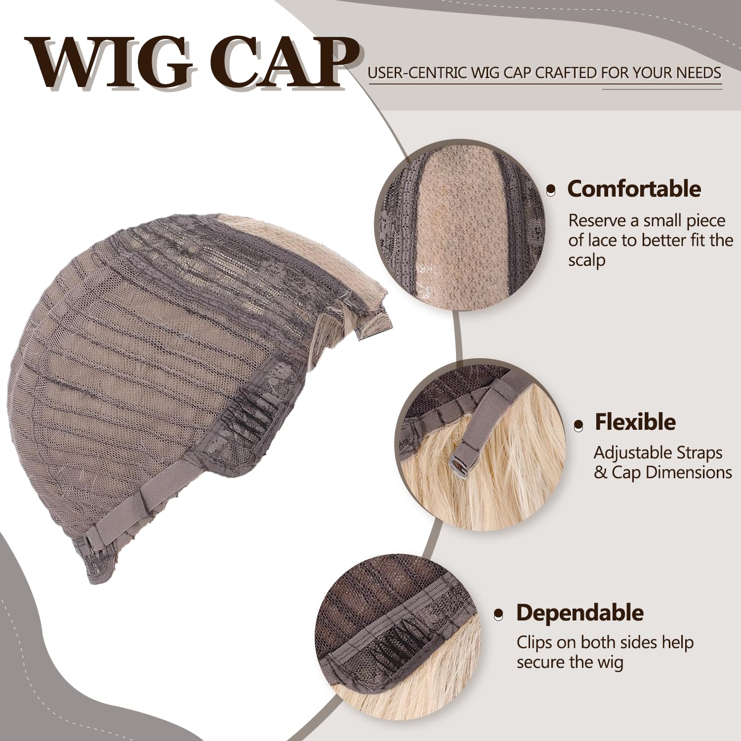 Ash Blonde Wig for Women 26 Inch Long Wavy Synthetic Wig Middle Part Natural Looking Heat Resistant Fiber Wig for Daily Wear, Cosplay & Halloween