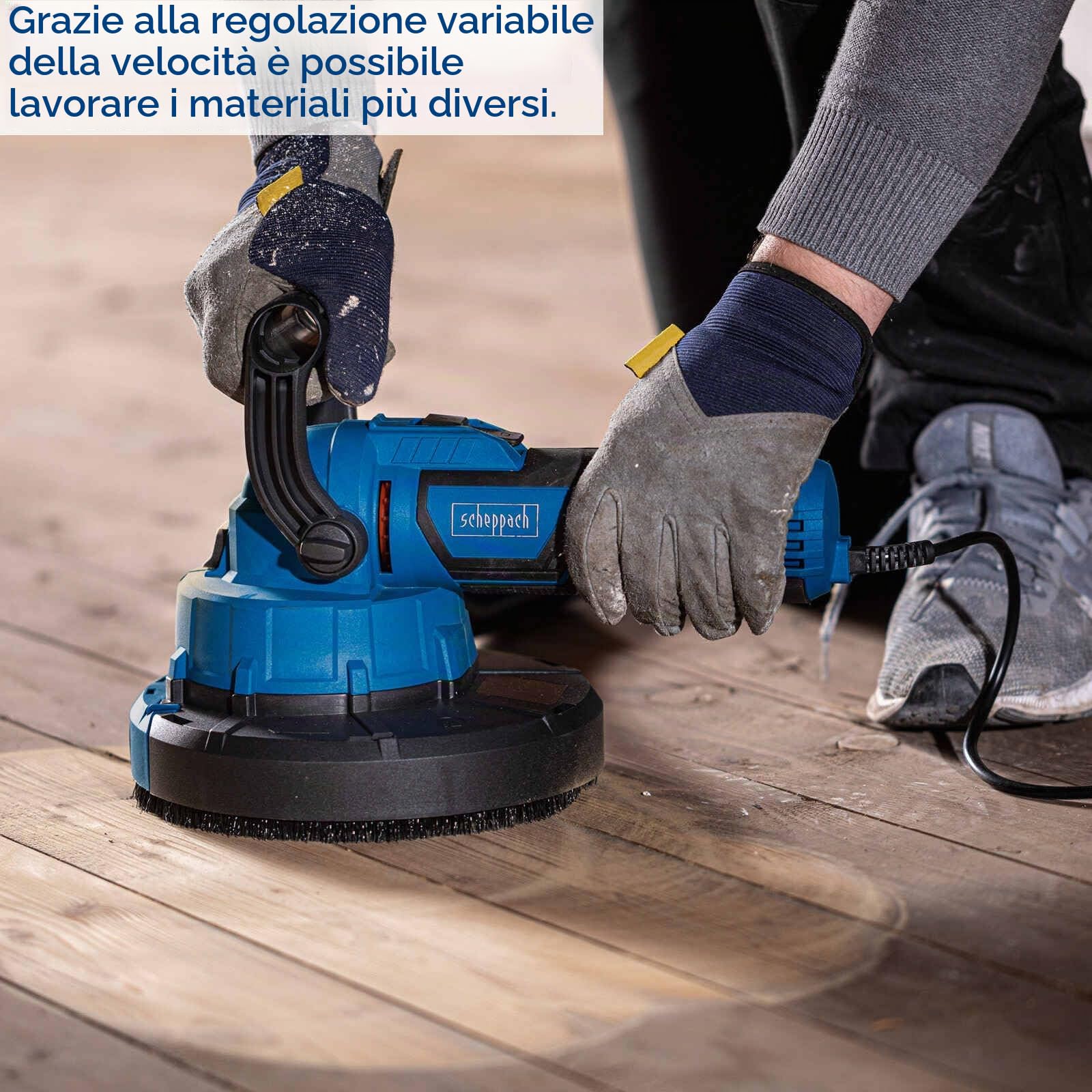 Levigatrice universale Scheppach BFR1200 - disco da 180 mm