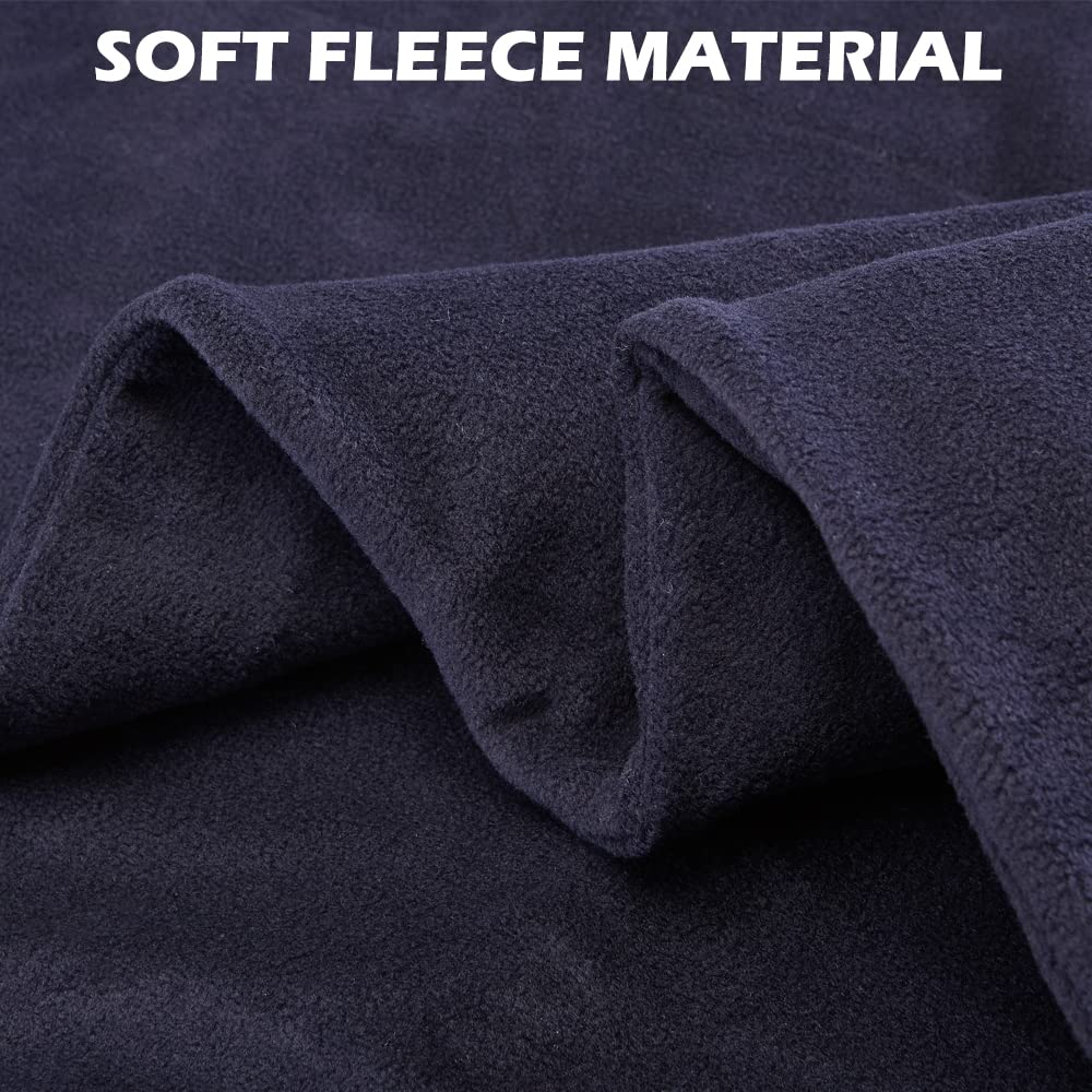 Big Hippo Electric Car Blanket 12V Heated Car Blanket with Fast Heating Level Electric Blanket for Car Truck SUV RV Car Electric Blanket, Navy Blue, 58