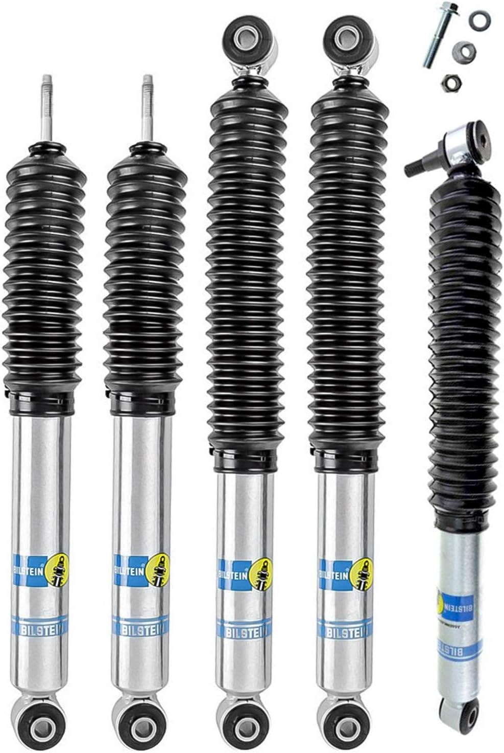 WULF 3" Front 3" Rear Lift Kit Steering Stabilizer 2001 to 2010 compatible with model Chevy Silverado compatible with model GMC Sierra 2500 3500 HD 4X4 brand shocks included