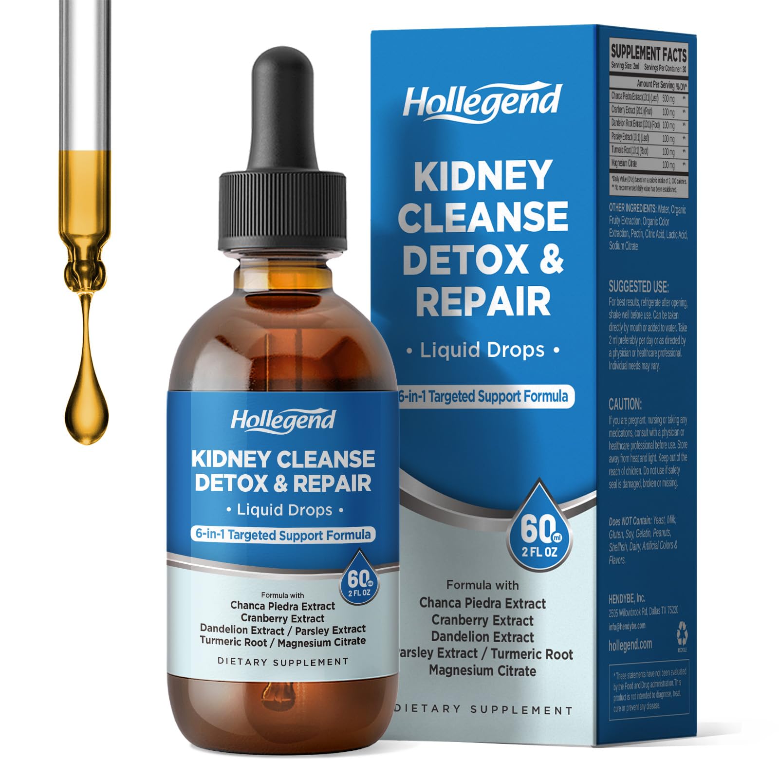 Amazon.com: HOLLEGEND Kidney Cleanse Detox & Repair Liquid Drops