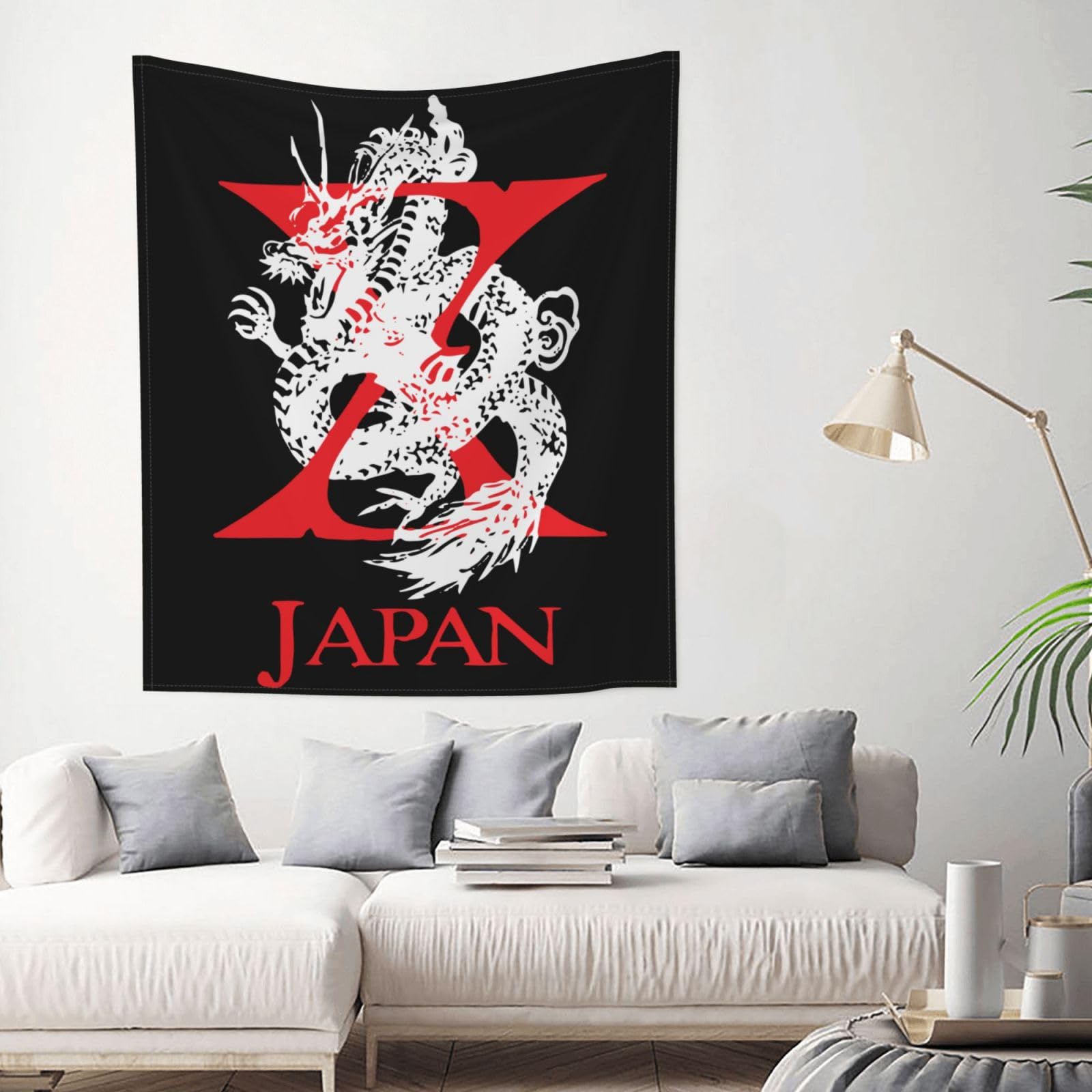 Amazon.co.jp: タペストリー X Japan エックス ジャパン 大判 壁掛け
