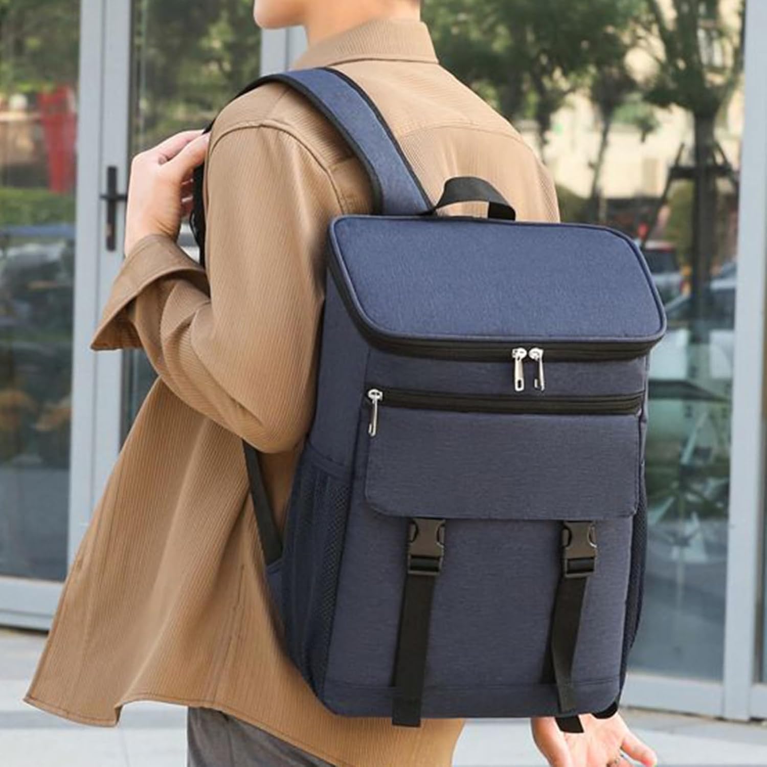 断熱バックパック - 漏れ防止クーラーバッグ、保温パック | ピクニック、バーベキュー、釣り、アウトドアスポーツ、旅行アドベンチャー