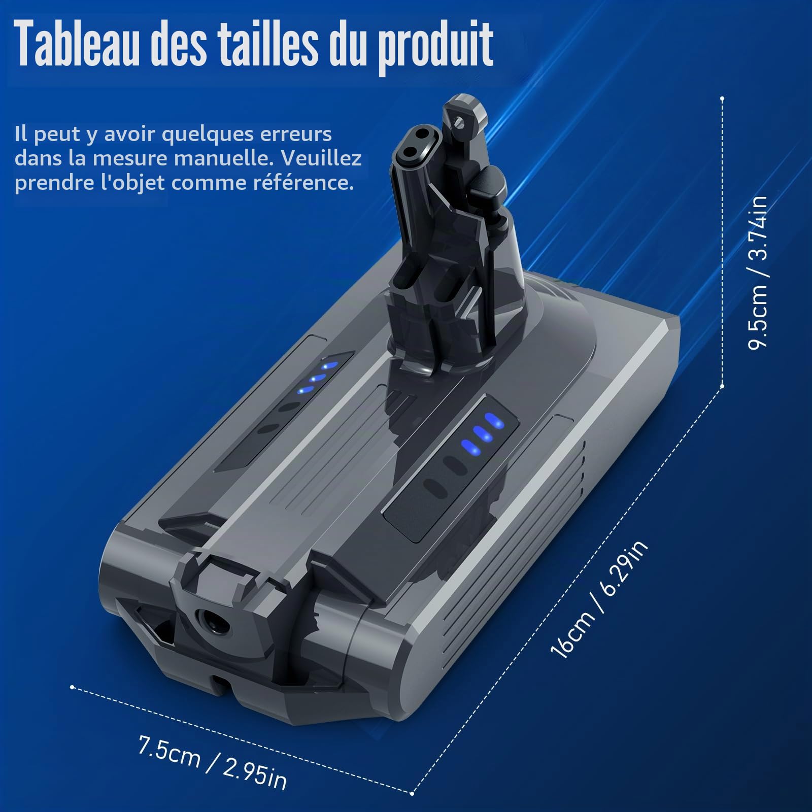 ASUNCELL V10 3900mAh Batterie pour 25,2V Batterie de Rechange pour Aspirateur Cyclone V10 Animal V10 Absolute V10 Motorhead V10 Fluffy V10 Total Clean SV12 Aspirateurs à Main sans Fil