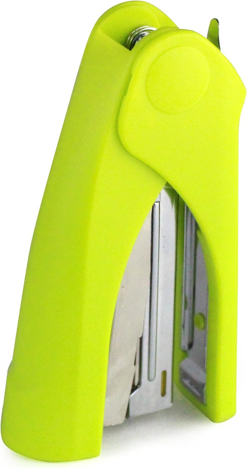 INOZTO FR-18-GN Stapler, Stand Up Stapler, Green