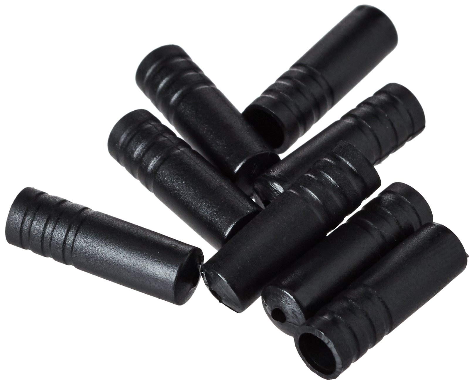 XLC Unisex's Gear Out Case End Caps 4mm, Black, 100 pcs