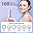Water Flosser Mini Cordless Portable: 5 Modes Water Dental Floss with Telescopic Water Tank, 6 Tips, IPX7 Waterproof Oral Irrigator for Teeth Cleaning Gums,Orthodontic,Braces Dental Care (Purple)