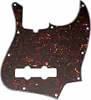 Pickguard Per Basso Jazz J In Stile Specchio Argentato - Piastra Antigraffio Standard Pickguard Specchio Argento - Foto 4