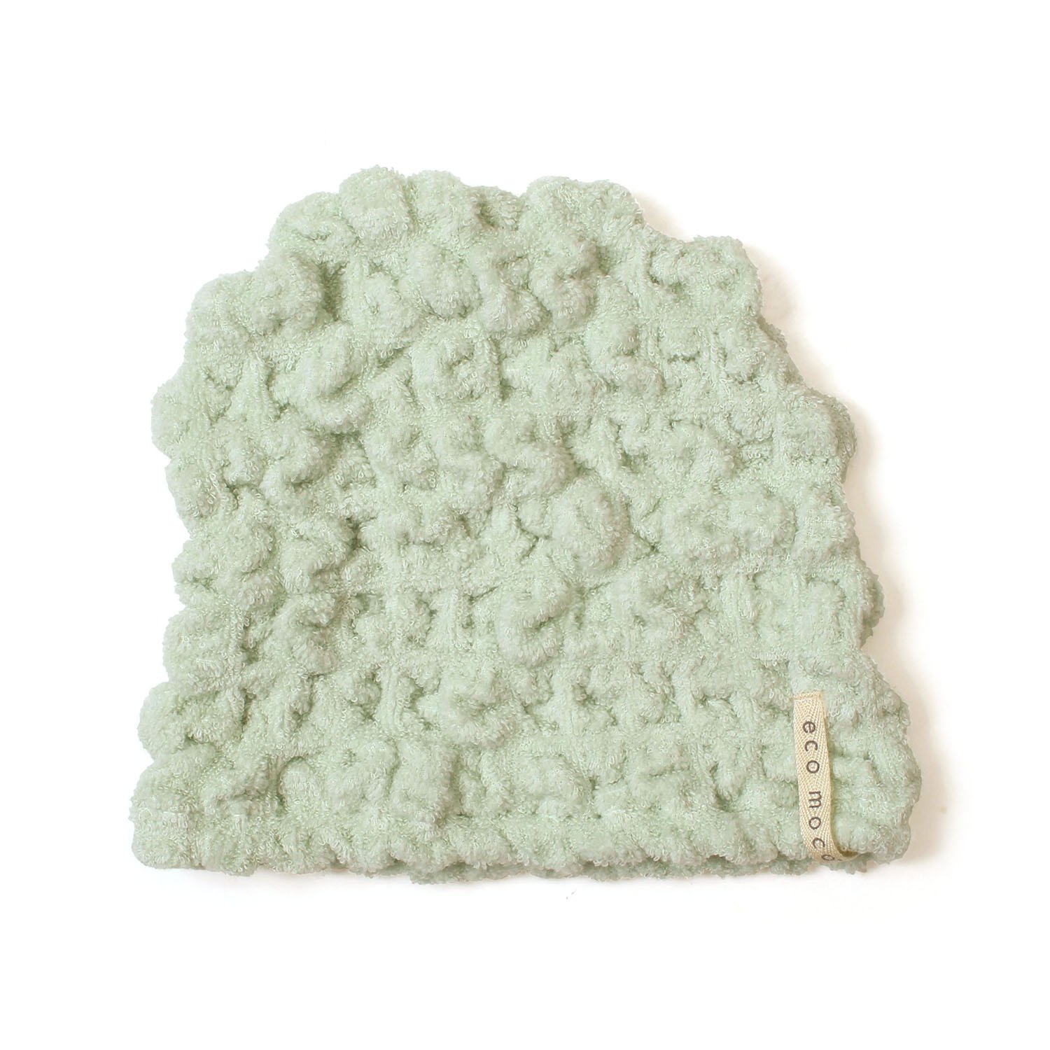 Amazon｜ecomoco モコモコキャップ 22.Mint MOCA-22｜ヘアドライタオル