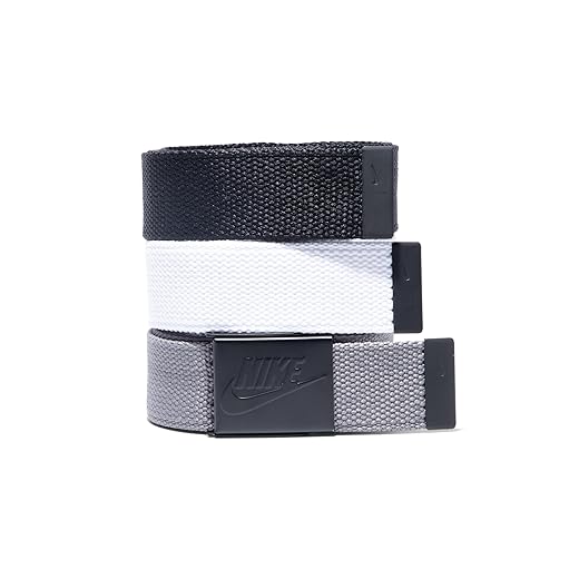 Nike Men's 3 Pack Web Belt