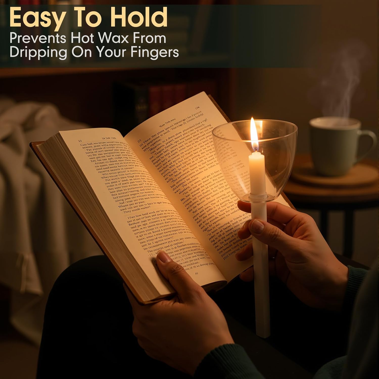 Beeveer 50 Pcs Clear Candle Drip Protectors Fire Retardant Plastic Candle Collectors Candlestick Holders Fit Dia 7/16 to 3/4 Inch Candles for Church Weddings Funerals Indoor Outdoor