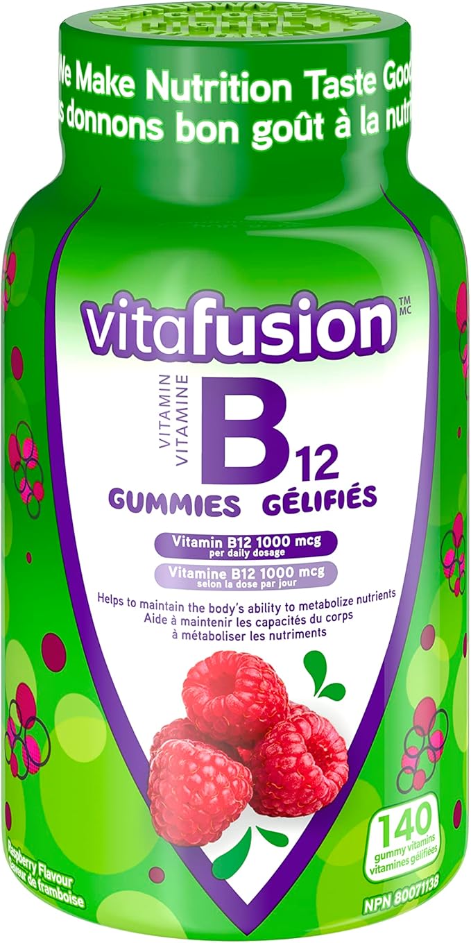 Vitafusion B12 Adult Vitamin Gummies, 1000 Mcg Vitamin B12 Daily Dose