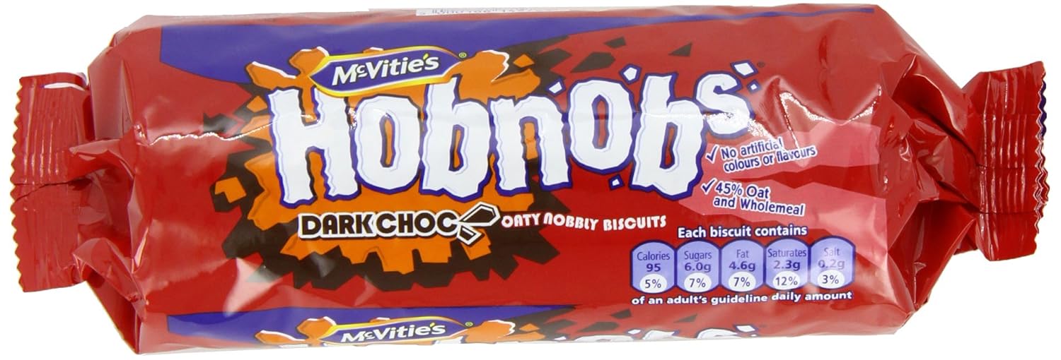 Mcvities Dark Chocolate Hob Nobs Biscuits 300 G (pack Of 4)