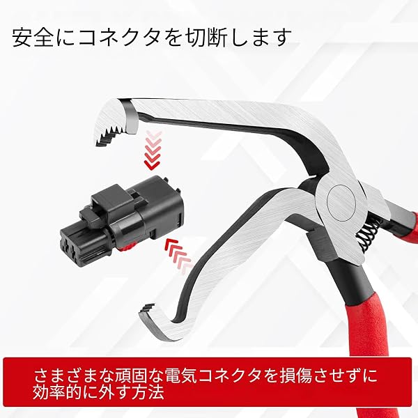 カプラー外し工具 1 点セット 車用コネクター外し工具 クリップ外し カークリップはずし 軽量頑丈 車両配線修理・整備に最適 (パイプベンダー) - 5
