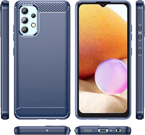 Miniatura 8 de EUAGVQY Para Samsung A32 5G Galaxy A32 5G Caso Fibra de Carbono TPU Suave Antideslizante Durable Ligero Funda protectora para Samsung Galaxy A32 5G