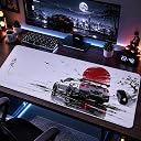 Custom Gaming Mouse Pad XXL 80x33cm Extended Mousepad for Keyboard & Mouse | Large Anti-Slip Desk Mat | Waterproof Smooth Surface Mouse Pad for Gaming, Office & Laptop Desk | Customizable Design gallery image
