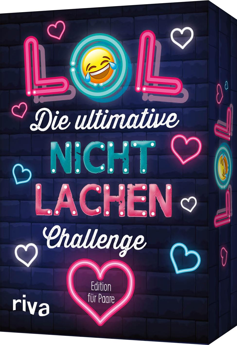 LOL - Die ultimative Nicht-lachen-Challenge - Edition für Paare: Mit den besten Witzen, Flachwitzen, Scherzfragen. Tolles Geschenk zu Hochzeit, Jahrestag, Valentinstag, Geburtstag