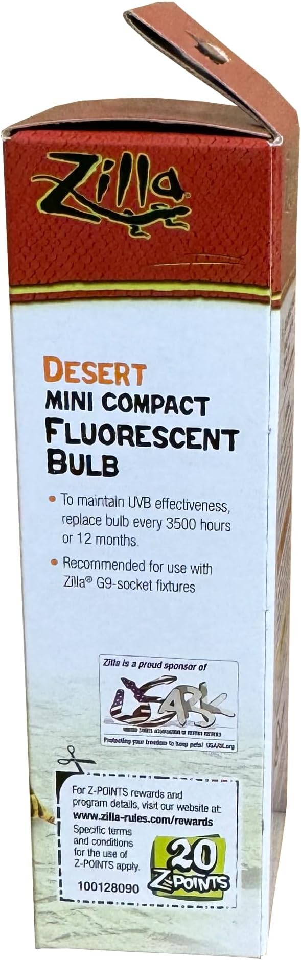 Zilla Desert Mini Compact Fluorescent UVA/UVB Bulb 1 Bulb - (6 Watt) - Pack of 3 (3 Items)
