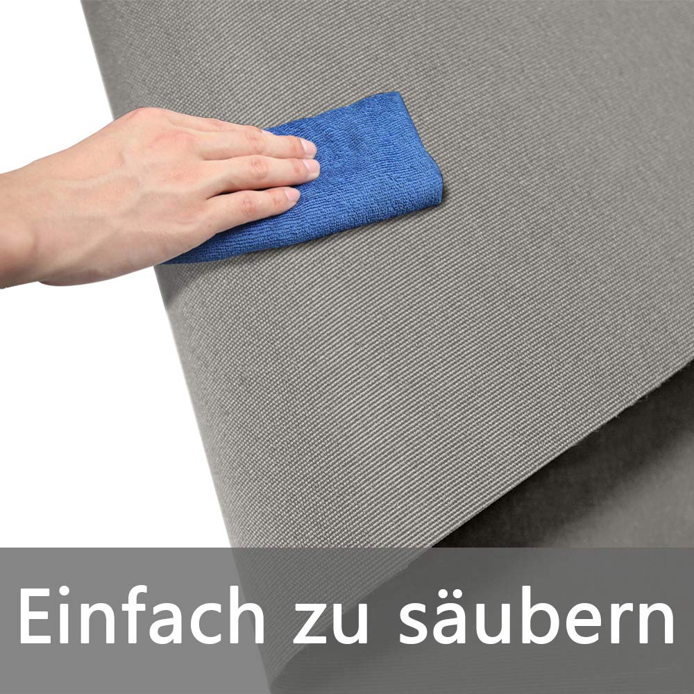 HENGMEI Markiza pionowa, na balkon, do użytku na zewnątrz, markiza pionowa, ochrona przed słońcem, balkonem, tarasem, szara, 180 x 140 cm