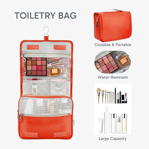 Miniatura 3 de Juego de 10 cubos de embalaje resistentes para maletas, artículos esenciales de viaje de OlarHike con costuras antidesgarros, organizadores