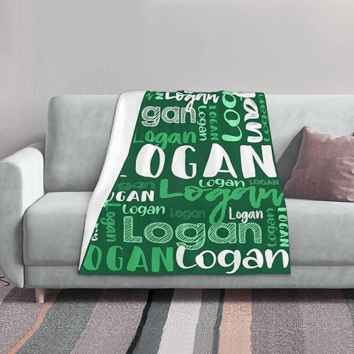 Miniatura 2 de Dr.TOUGH Mantas personalizadas con nombre para niñas, niños y adultos, mantas con monograma, Navidad, cumpleaños, Día de la Madre, Padre, Día de San