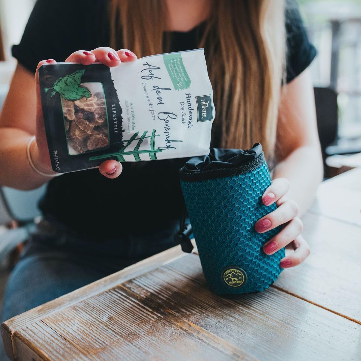 HUNTER Hilo Basic Sac à goûter, turquoise, taille unique