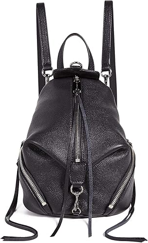 Rebecca Minkoff Mini mochila Julian Backback para mujer, NegroPlomizo