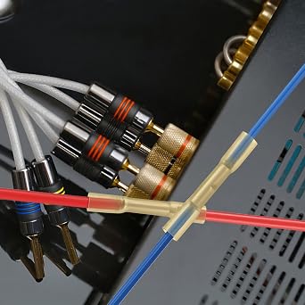 92pcs Heat Shrink Butt Connectors Kit, 12-10 AWG