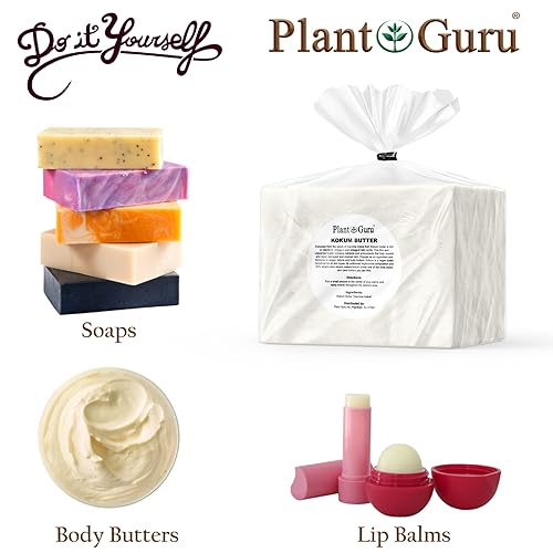 Miniatura 5 de Mantequilla Kokum cruda de 10 libras. Venta al por mayor a granel 100% pura natural, ideal para hidratantes de piel, cuerpo y cabello, cremas de