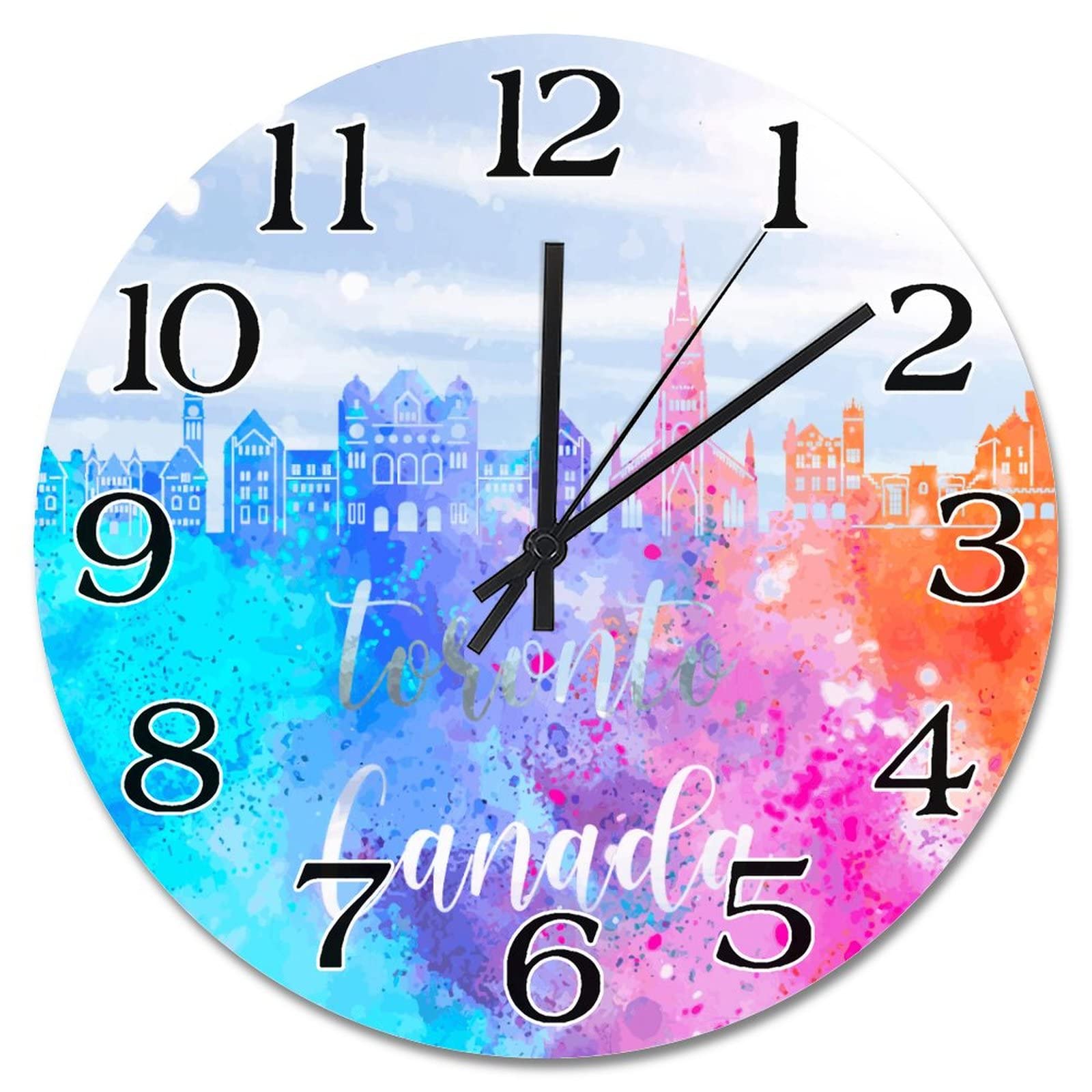 Horloge murale Toronto haut de gamme décoration moderne salon 38cm