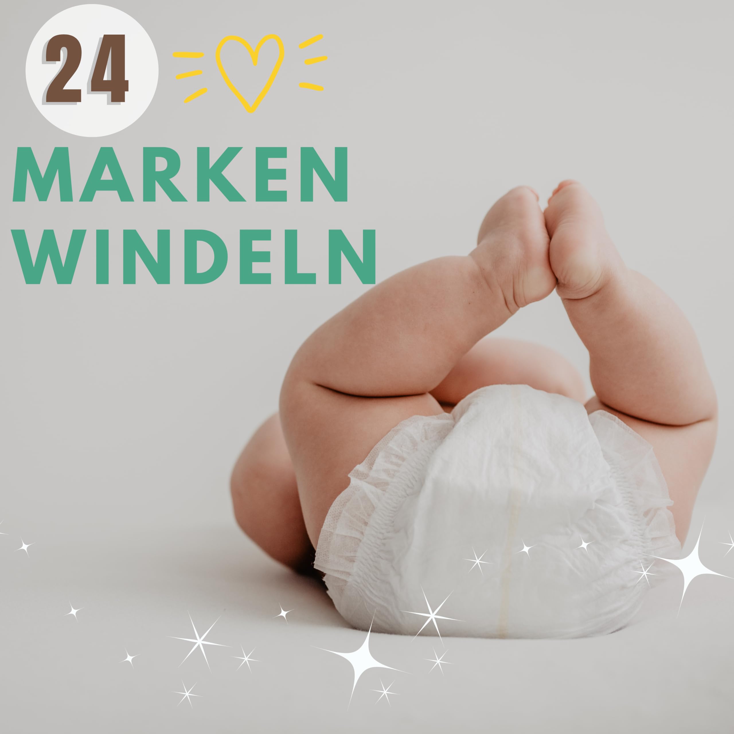Trend Mama® | Sprüche Windeltorte | Meine Eltern sind jetzt auch Nachts erreichbar| 24 Windeln (Gr.2) Baby Lätzchen, Babysocken | Baby Party Geschenk (Rosa)
