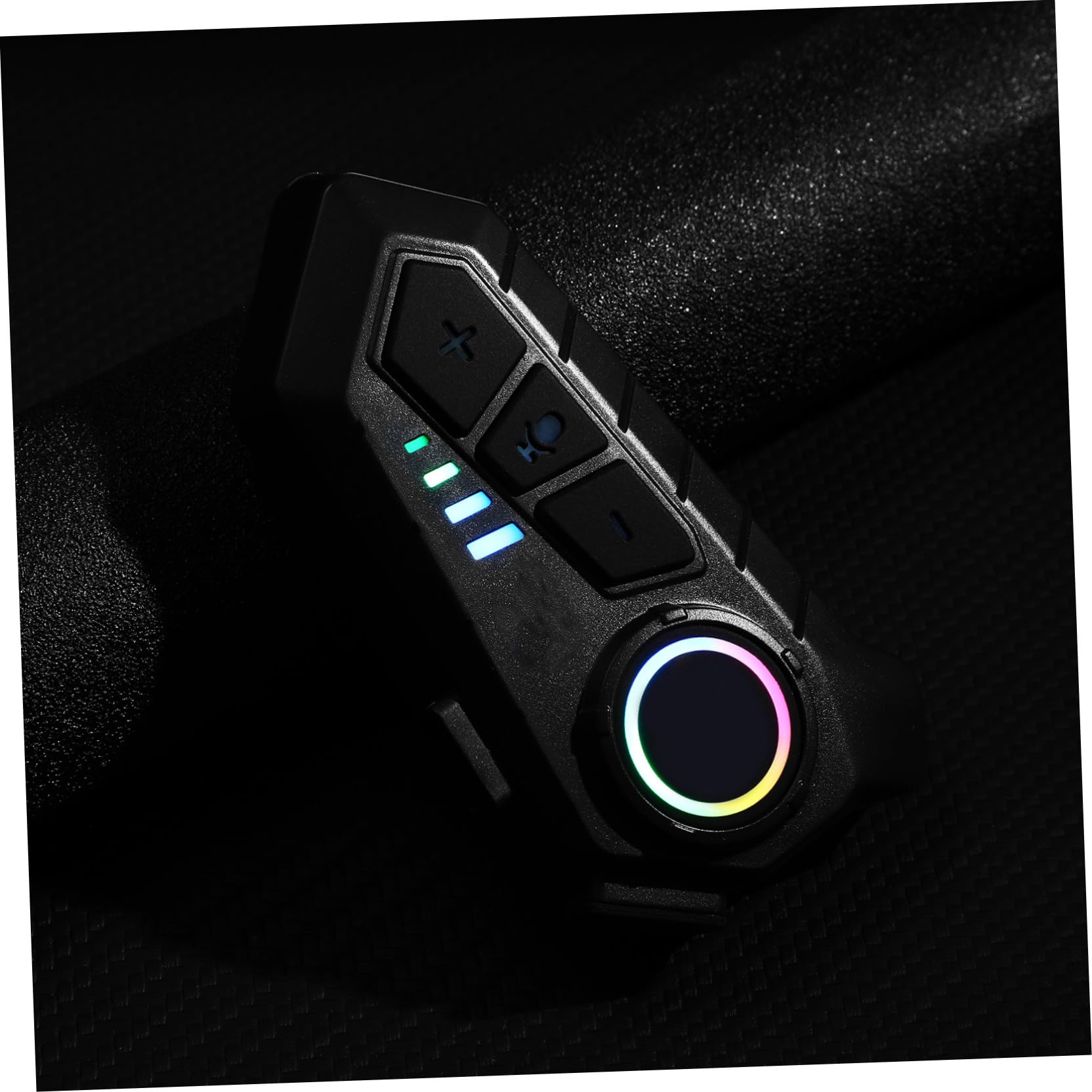 Cabilock Auricolare Wireless per Casco Moto, Batteria 1000mah, Nero