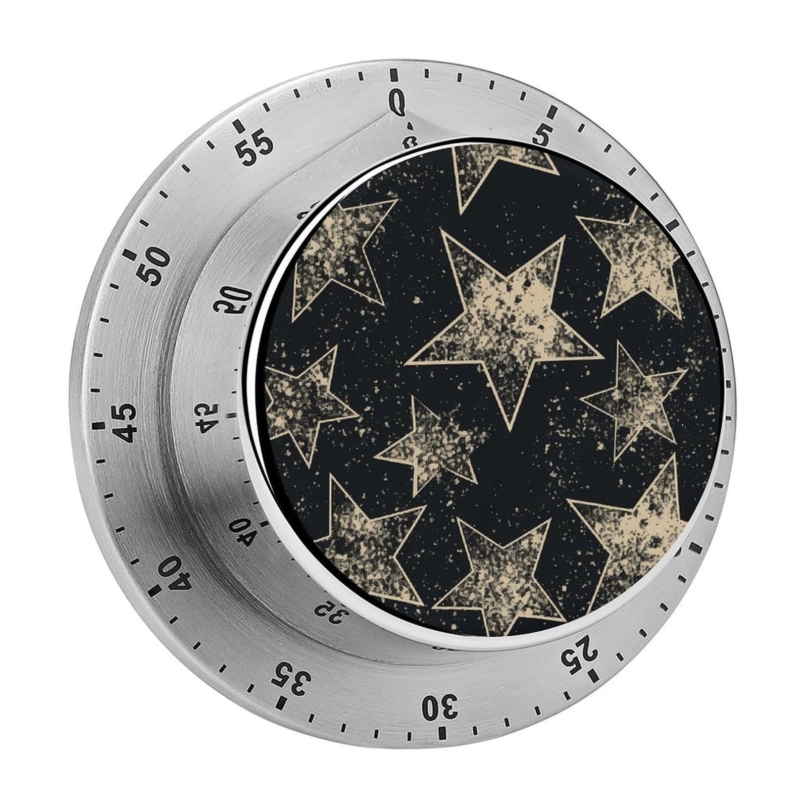 Adfgyerh Style Star Timer For Cooking, Kitchen Timer Magnetic No Batteries Required, Mechanical Timer With Loud Alarm, For Fitness Baking Exercise Oven