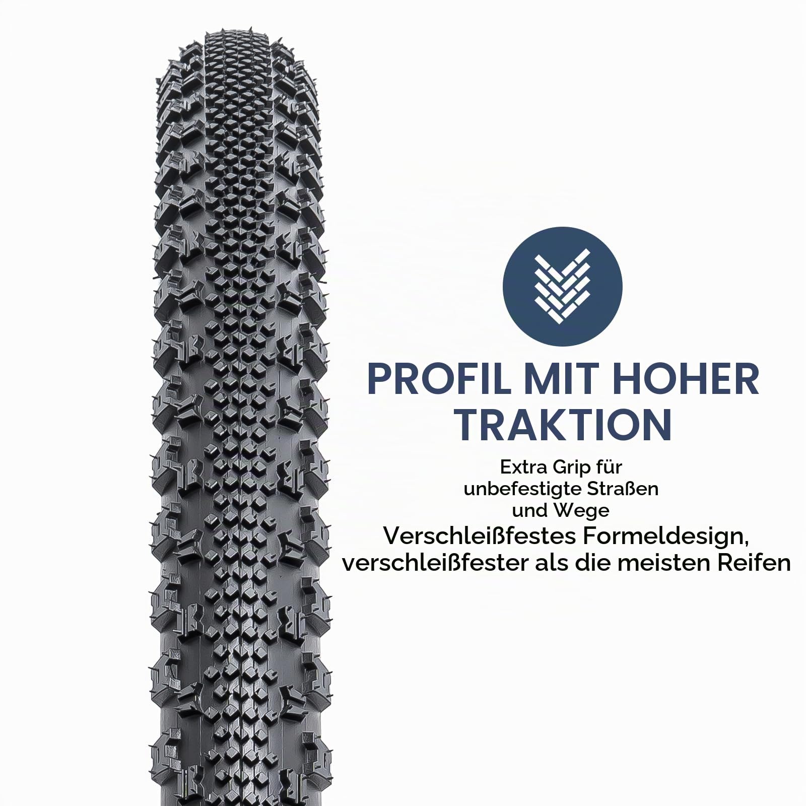 YunSCM 2Pcs Faltbare 28/700c Fahrradreifen 700X38C Mantel 40-622 kompatibel 28 Zoll Reifen 28x1.50 700x38C 700x40C Stadt/Straße/Mountainbike