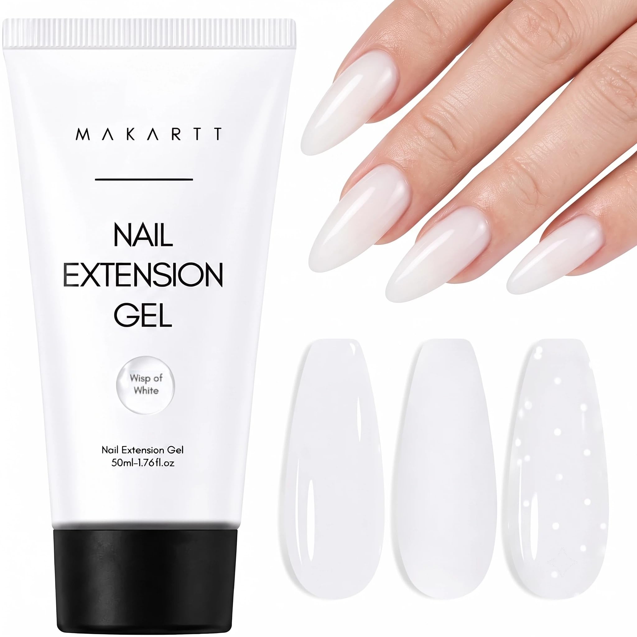 Makartt Poly Nagel Gel 30ML, Builder Gel Nagelverlängerung Gel für Techniker Starter DIY Salon Kunst Nägel