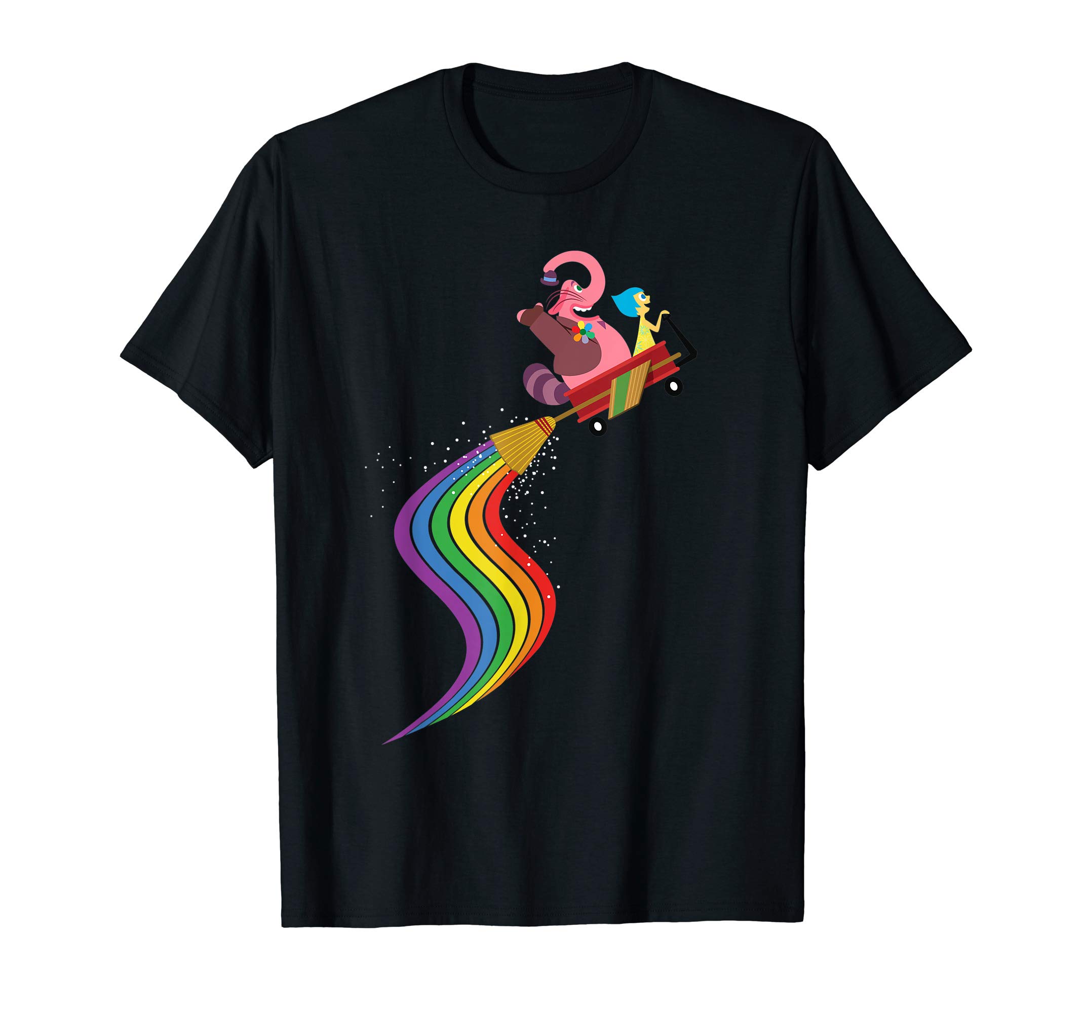 Disney Pixar Inside Out Bing Bong and Joy Rainbow T-ShirtOEKO-TEX STANDARD 100