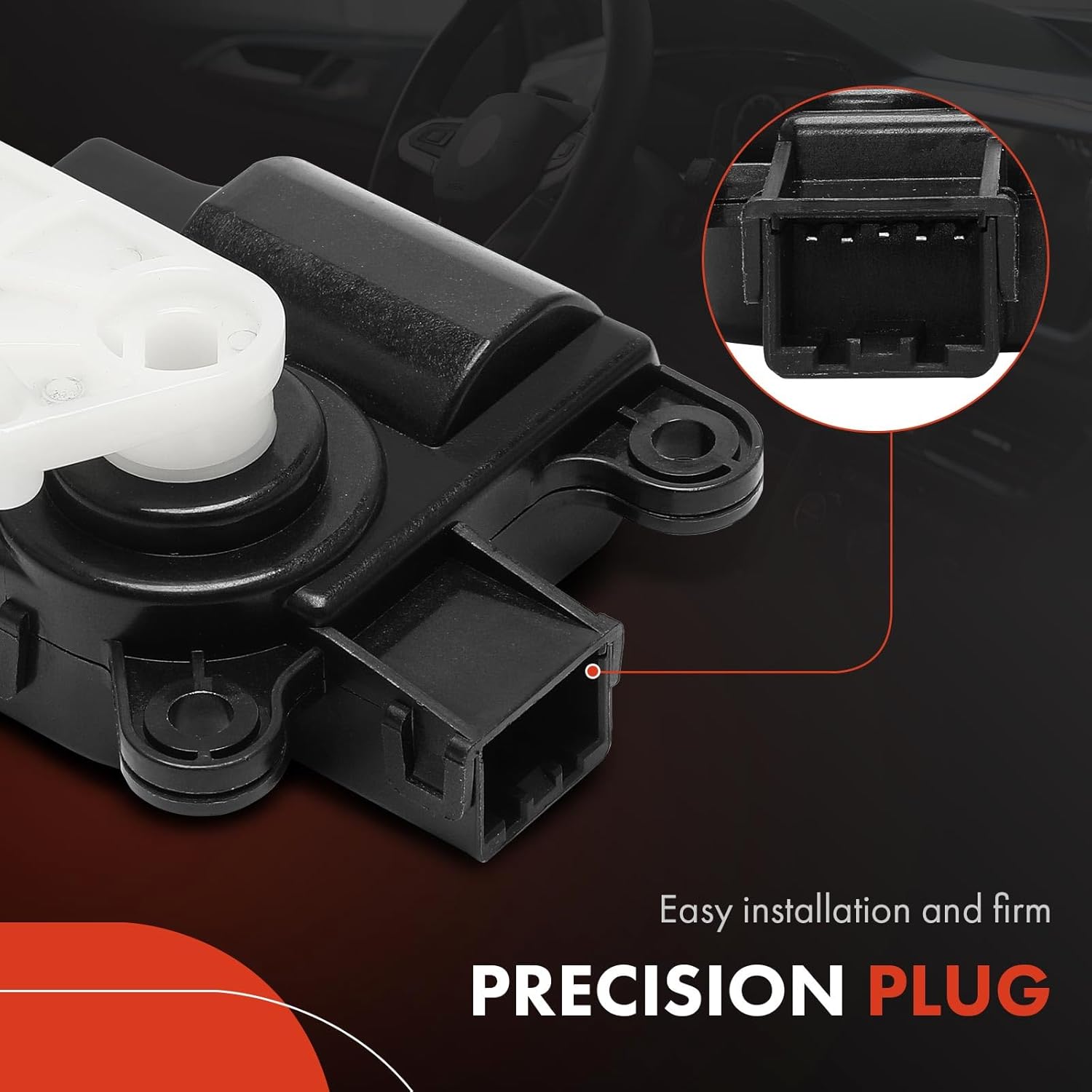 A-Premium HVAC Heater Blend Door Actuator Compatible with Hyundai Genesis 2009-2014, Equus 2011-2016, Left Auxiliary, Temperature, Replace# 971603M000