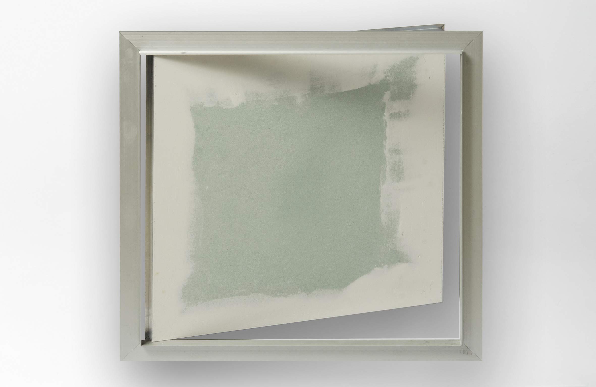 AKIFIX NAMCP04025DLTLA - Botella de inspección de cartón yeso, con marco de aluminio, serie Top Lux Simple25 en apoyo, placa de 25 mm, tamaño estándar, 60 x 60 cm