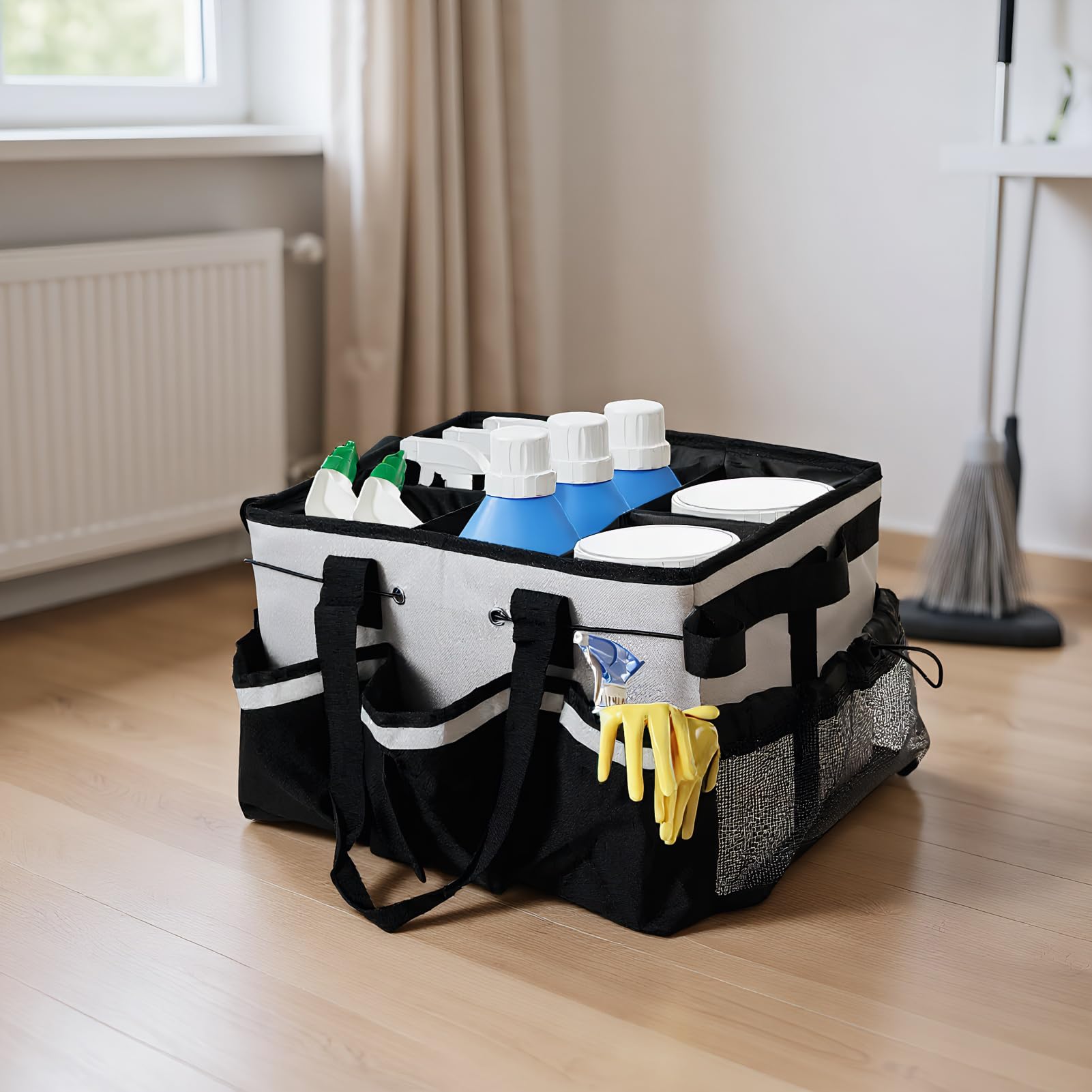 Torba na środki czystości Naramienna, akcesoria, organizer, Tote, narzędzia | Torba Na Akcesoria Sprzątające Do Użytku W Kuchni, Jadalni, Pod Prysznicem, W Samochodzie, W Akademiku, W Łazience