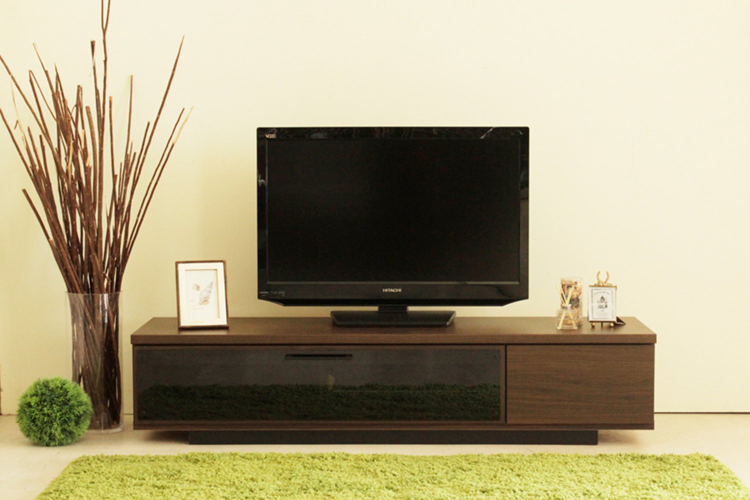 Amazon.co.jp: 大川家具 東馬 ローボード ANIE(アニエ) ブラウン 140cm幅